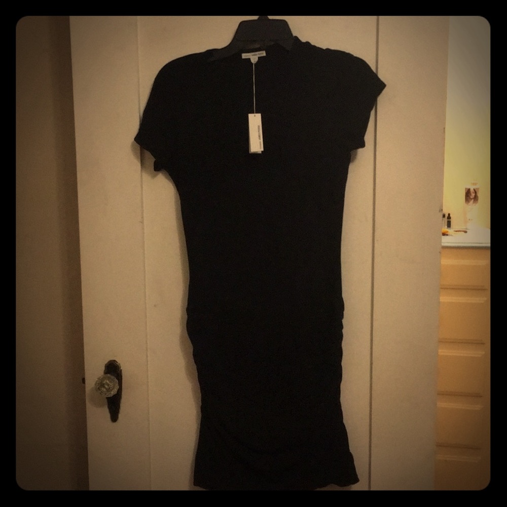James perse brand new ruched cotton dress.